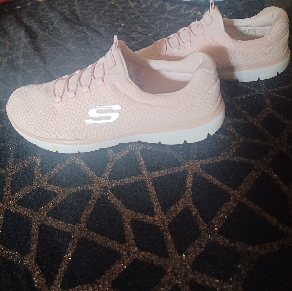 Skechers memory foam slip on tennies